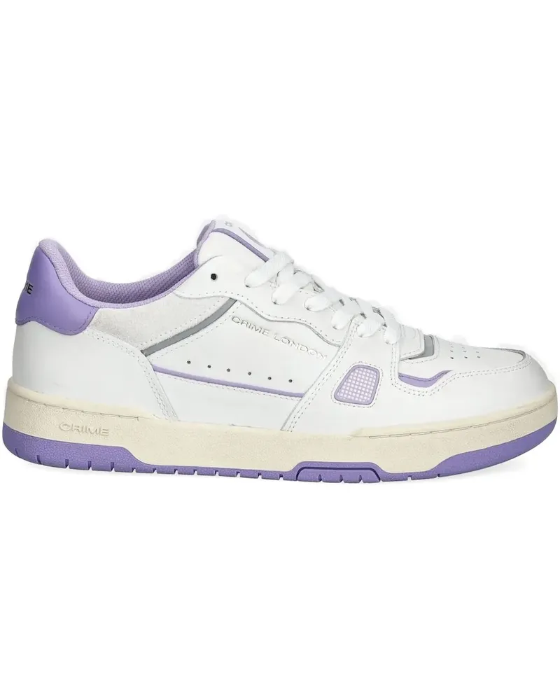Crime Sneakers mit Logo-Stickerei - Weiß Weiß