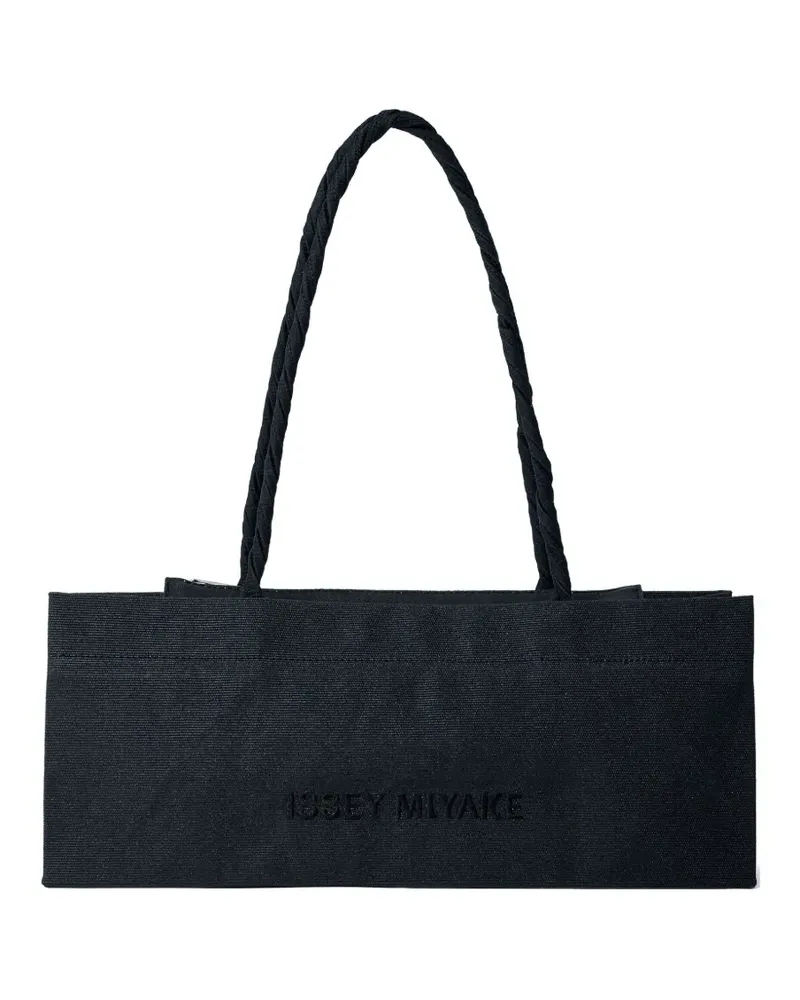 Issey Miyake Tote Bag mit zwei Henkeln - Schwarz Schwarz