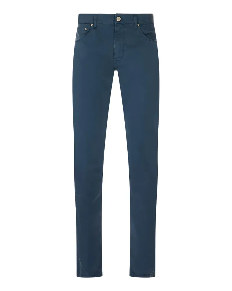 PT TORINO Hose mit Logo-Patch - Blau Blau