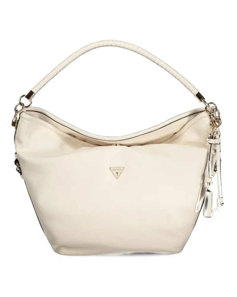 Guess Danya Tote Bag mit gekörntem Effekt - Weiß Weiß