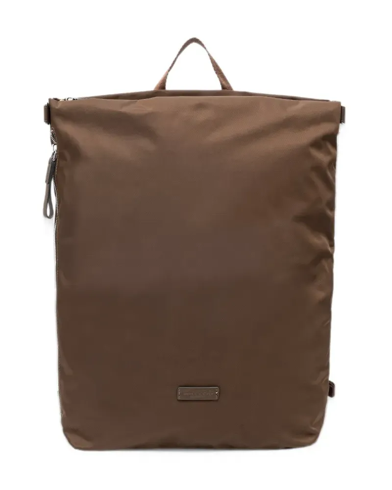 Marc O'Polo Mittelgroßer Alexa Rucksack mit Logo - Braun Braun
