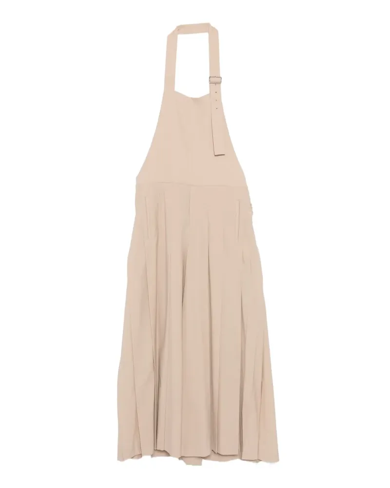 Comme des Garçons buckled pleated trousers - Nude Nude