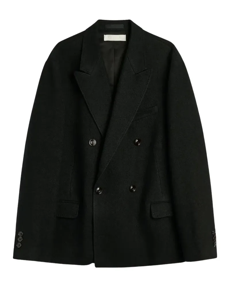 Our Legacy Doppelreihiger Halt Blazer - Schwarz Schwarz