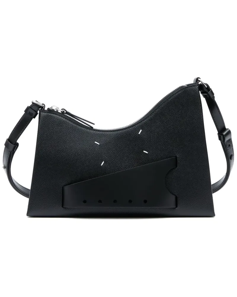 Maison Margiela Kleine Snatched Schultertasche - Schwarz Schwarz