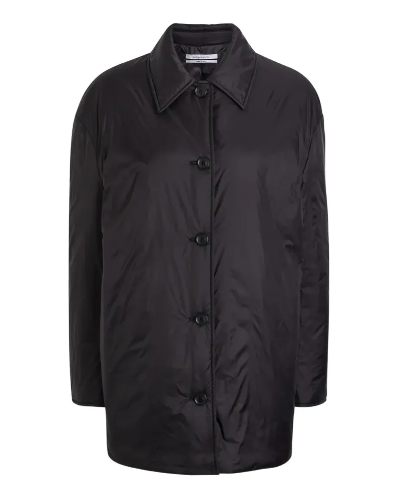 Another Tomorrow Einreihiger Mantel - Schwarz Schwarz