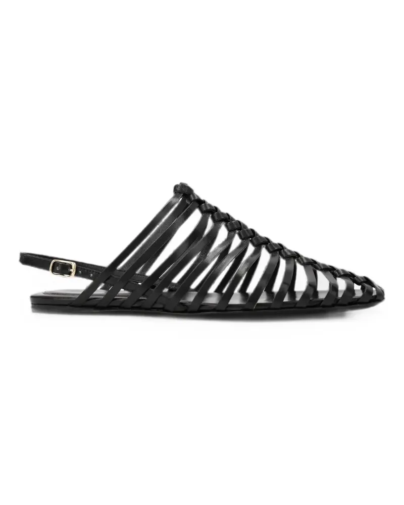 Dries van Noten braided leather sandals - Schwarz Schwarz