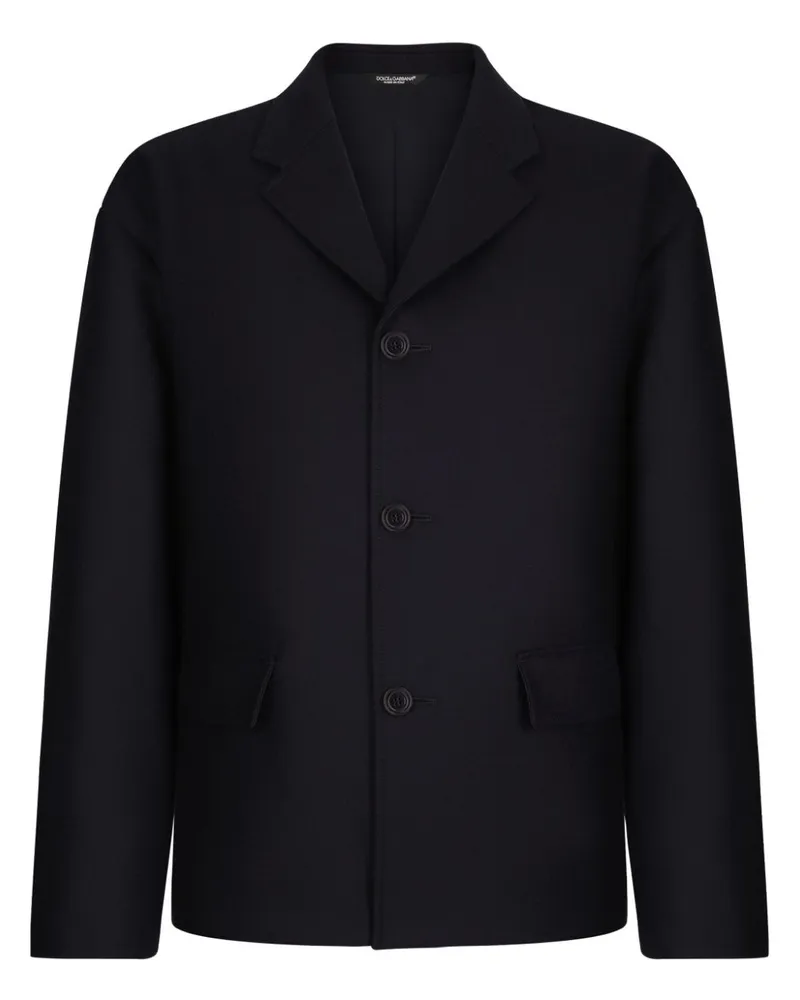Dolce & Gabbana Sakko mit steigendem Revers - Schwarz Schwarz