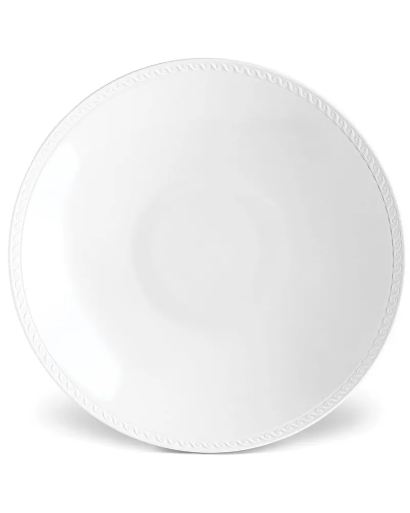 L’OBJET Große Neptune Porzellanschale - Weiß Weiß