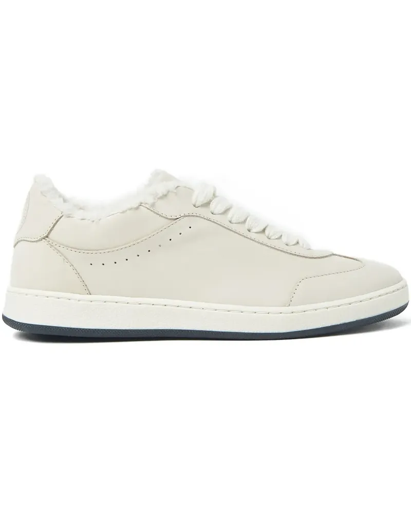 Peserico Sneakers mit Shearling-Besatz - Nude Nude