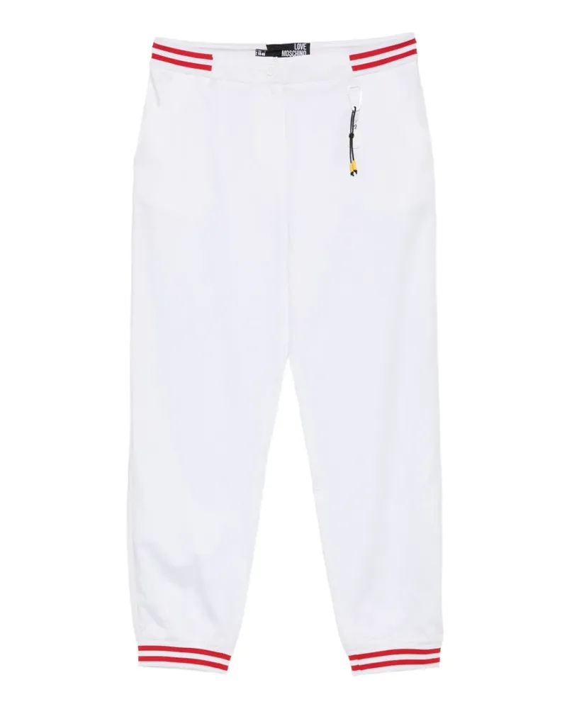 Moschino Jogginghose mit Streifen - Weiß Weiß