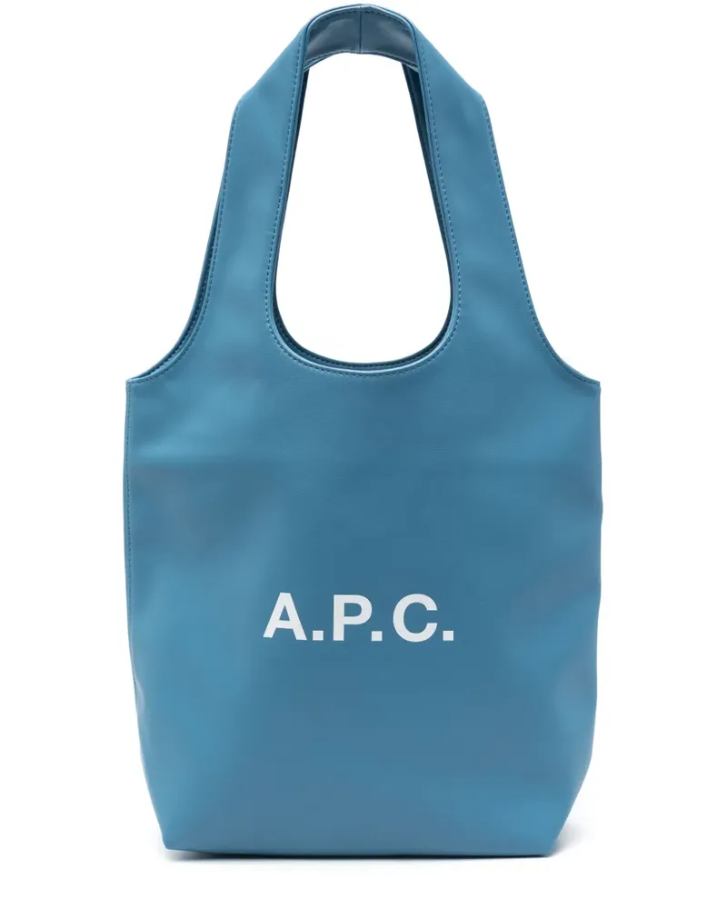 A.P.C. Kleiner Ninon Shopper - Blau Blau