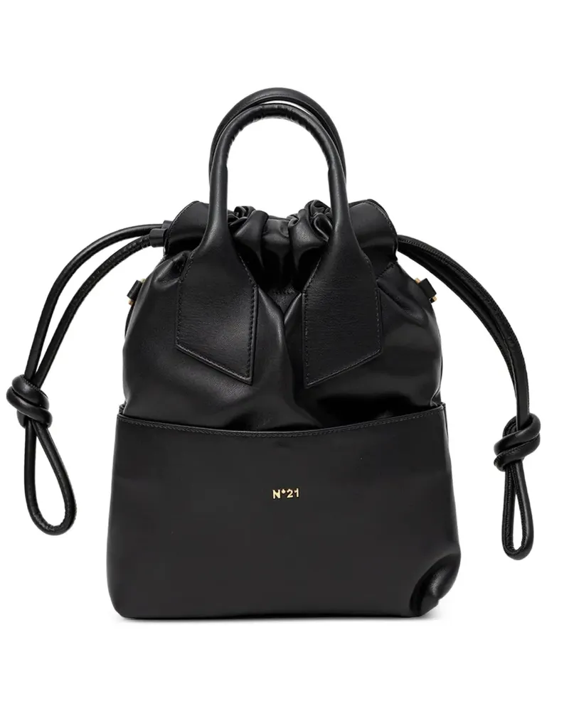 N° 21 Eva Tote Bag mit Kordelzug - Schwarz Schwarz
