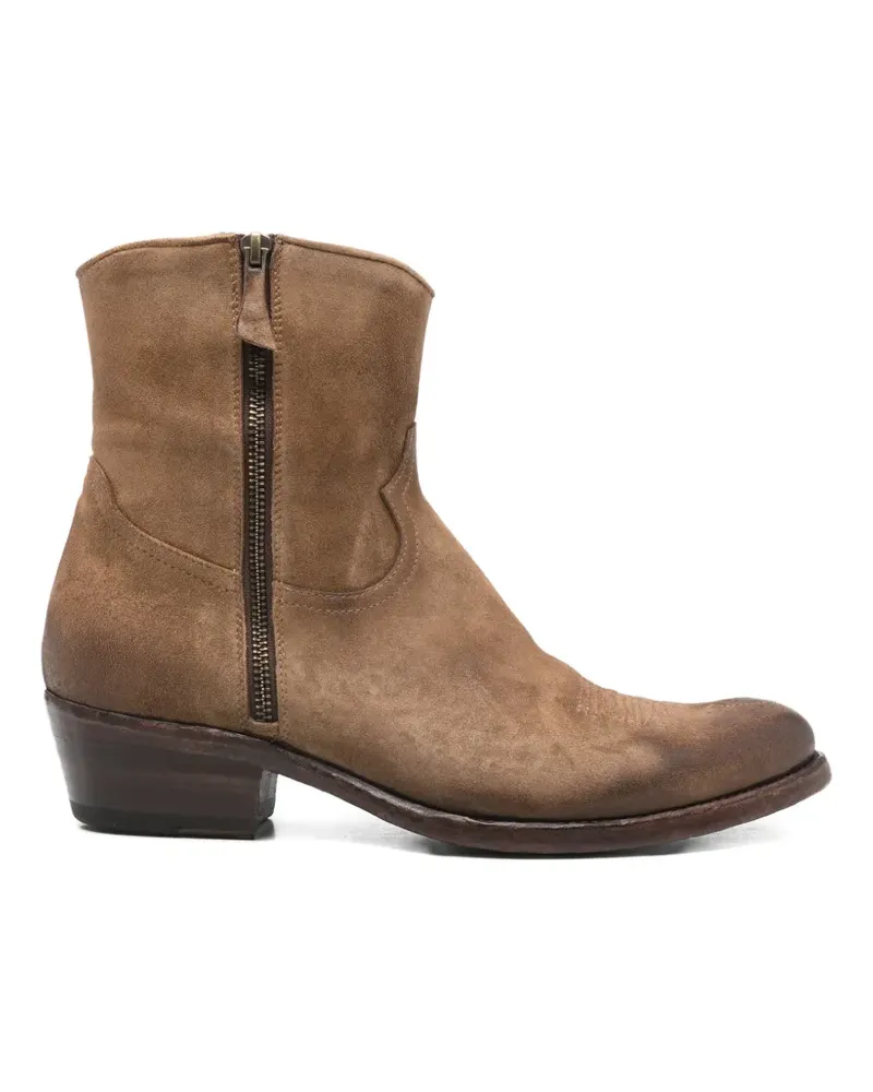 CENERE GB zipped boots - Braun Braun