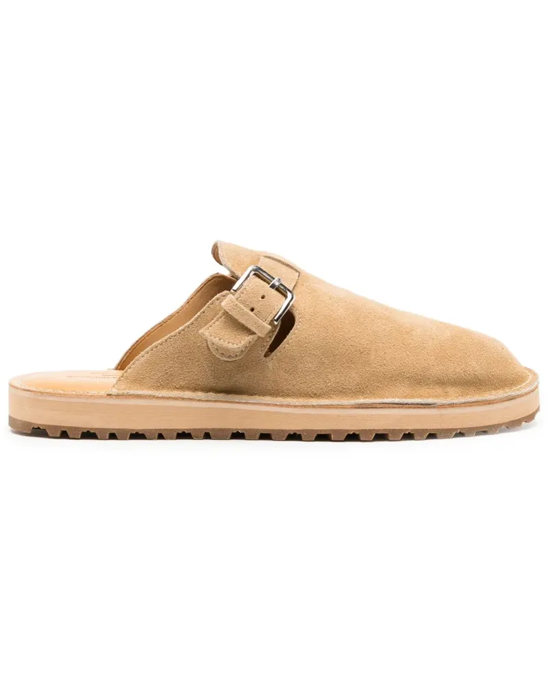 Comme des Garçons Pantoletten mit Zierschnalle - Braun Braun