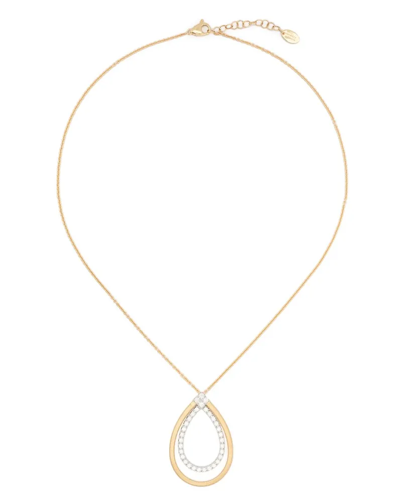 Marco Bicego 18kt Gelbgoldhalskette mit Diamantanhänger Gold