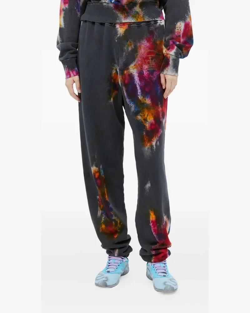 Aries Jogginghose mit Batikmuster - Grau Grau