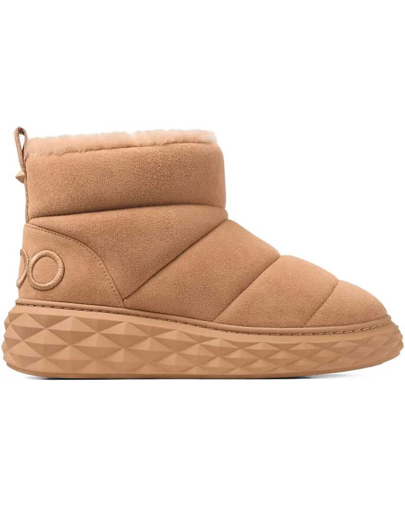 Jimmy Choo Gesteppte Xan Stiefel - Braun Braun