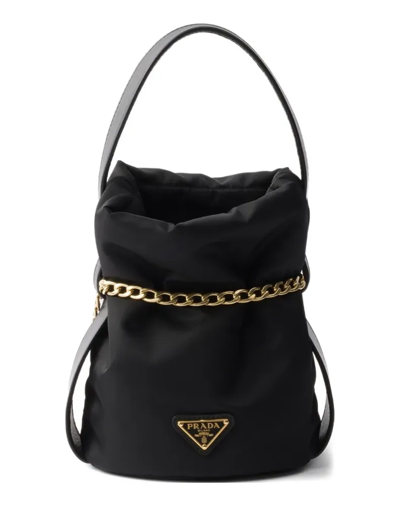 Prada Mini Petit Sac Noir Beuteltasche - Schwarz Schwarz