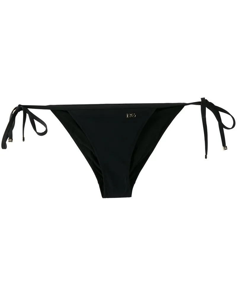 Dolce & Gabbana Bikinihöschen mit Schnürung - Schwarz Schwarz