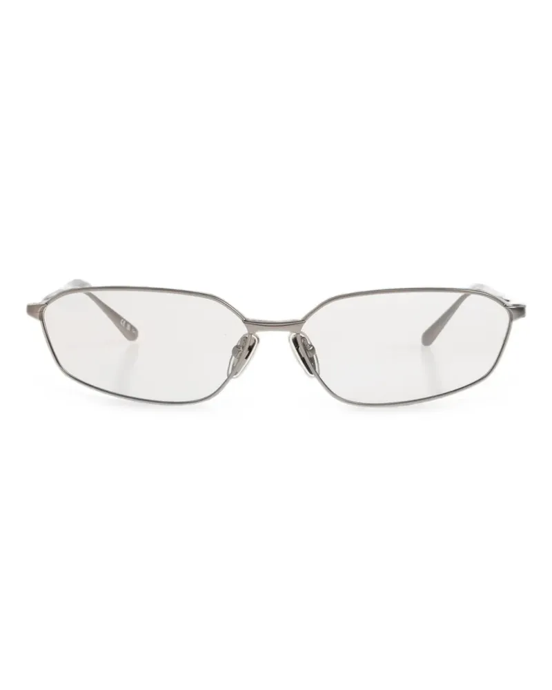 Balenciaga Brille mit geometrischem Gestell - Silber Silber