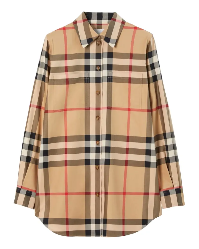 Burberry Hemd mit Vintage-Check - Braun Braun