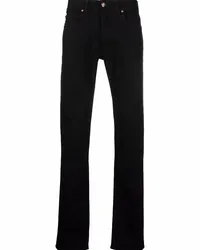 Versace Halbhohe Slim-Fit-Jeans Schwarz