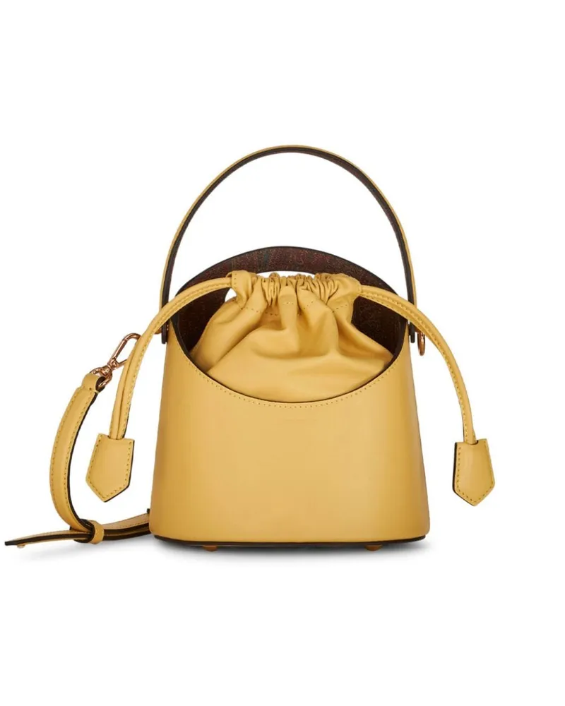 Etro Saturno Mini-Tasche - Gelb Gelb