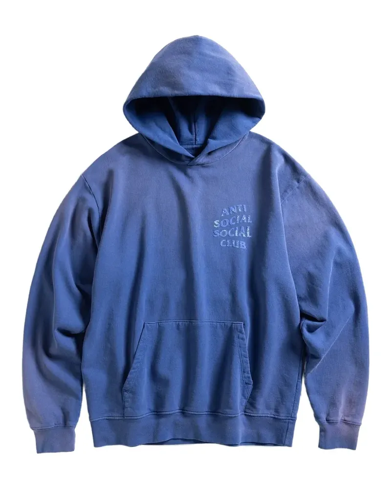 Anti Social Social Club Weathered Mind Games Hoodie - Blau Blau