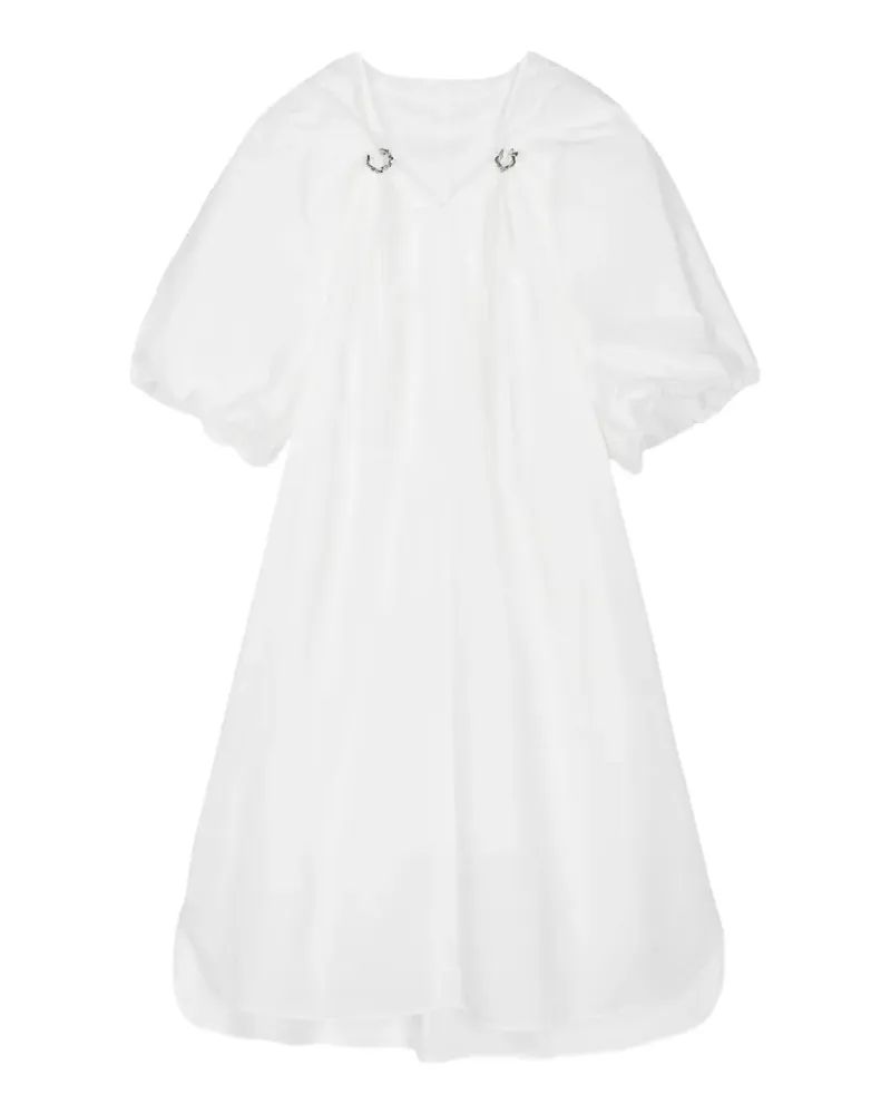 JNBY Kleid mit V-Ausschnitt - Weiß Weiß