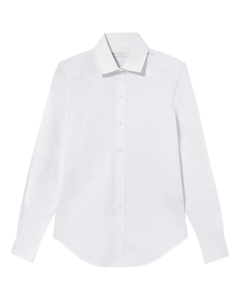 Brooks Brothers Langärmeliges Hemd - Weiß Weiß