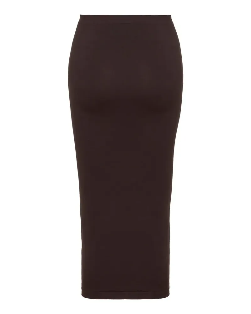 Wolford Nahtloser Midirock - Braun Braun