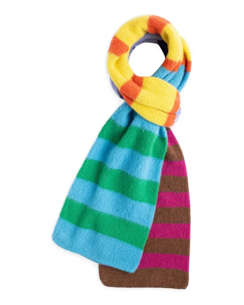 Howlin' Cosmic Surfin striped knitted scarf - Mehrfarbig Mehrfarbig