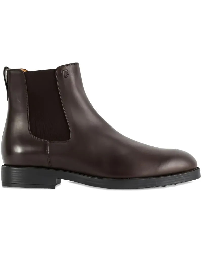 TOD'S Stiefel aus Leder - Braun Braun