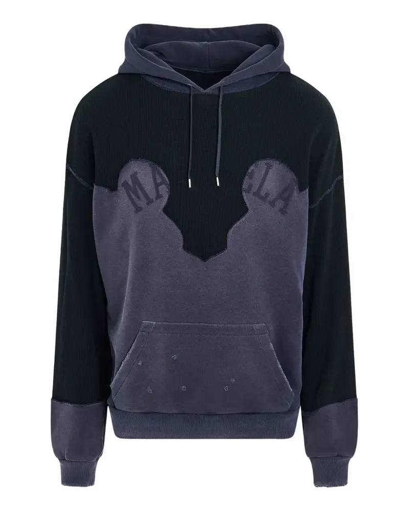 Maison Margiela Desconstruction patchwork hoodie - Blau Blau
