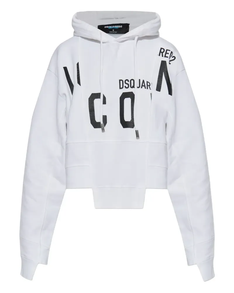 Dsquared2 x BETTTER Sliced Icon hoodie - Weiß Weiß