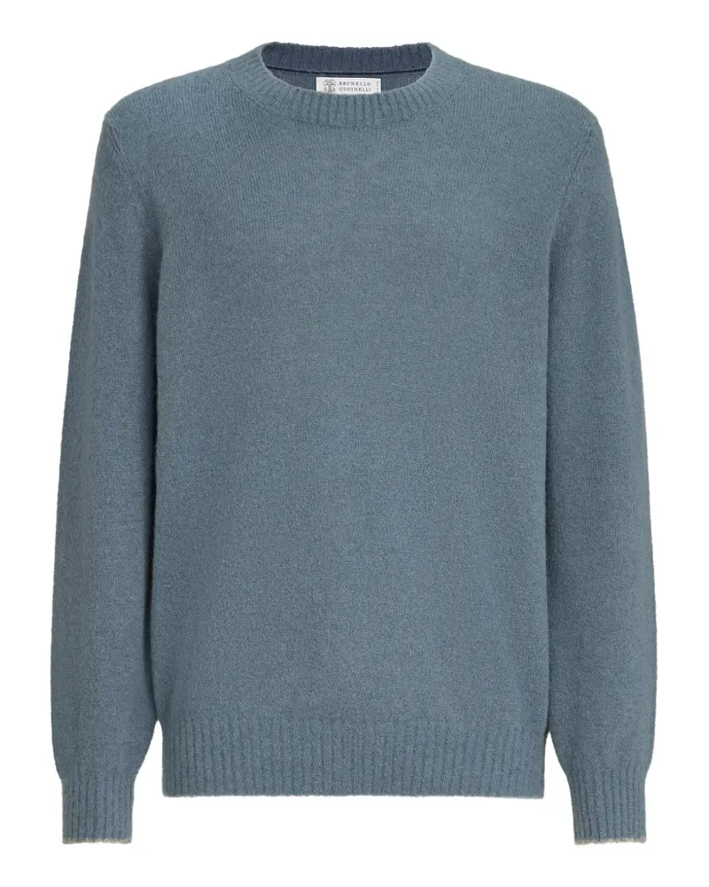 Brunello Cucinelli alpaca, cashmere and wool sweater - Blau Blau
