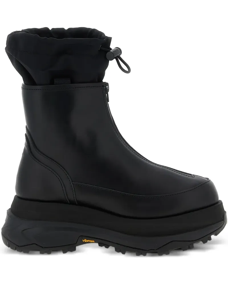 Sacai Stiefel mit Plateausohle - Schwarz Schwarz