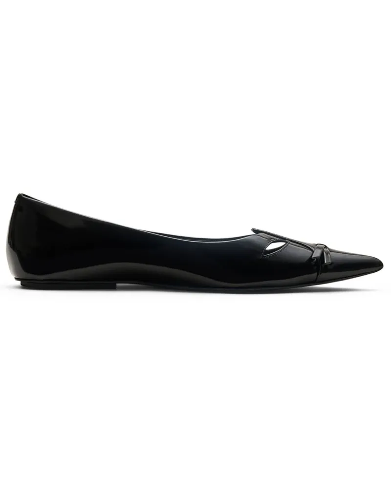 Marc Jacobs The Kat Ballerinas - Schwarz Schwarz