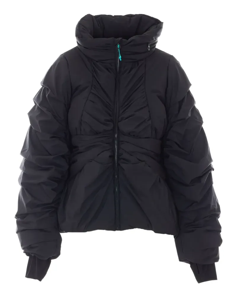 Jet Set Wattierte Siren Jacke - Schwarz Schwarz