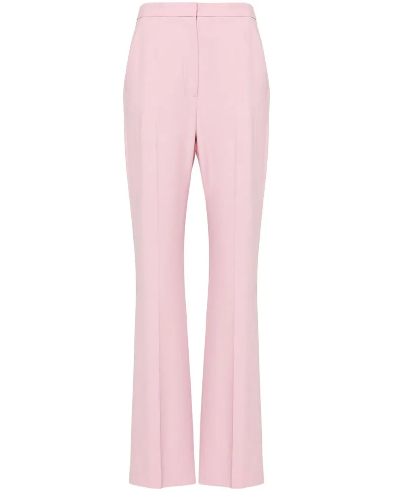 Alexander McQueen Schlaghose aus Wolle - Rosa Rosa