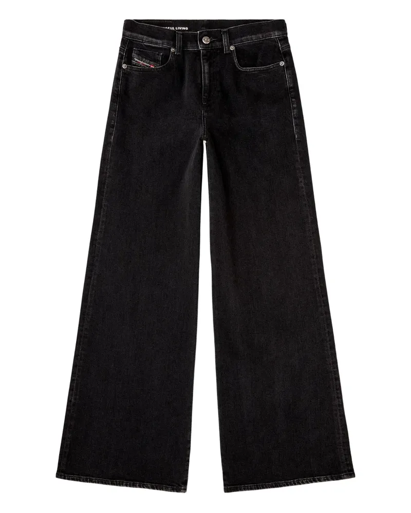 Diesel 1978 D-Akemi 09n89 cotton-blend jeans - Schwarz Schwarz