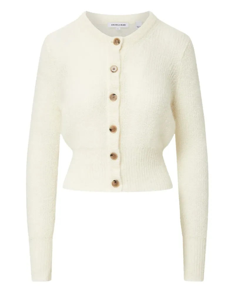Veronica Beard Gilmour buttoned cardigan - Nude Nude