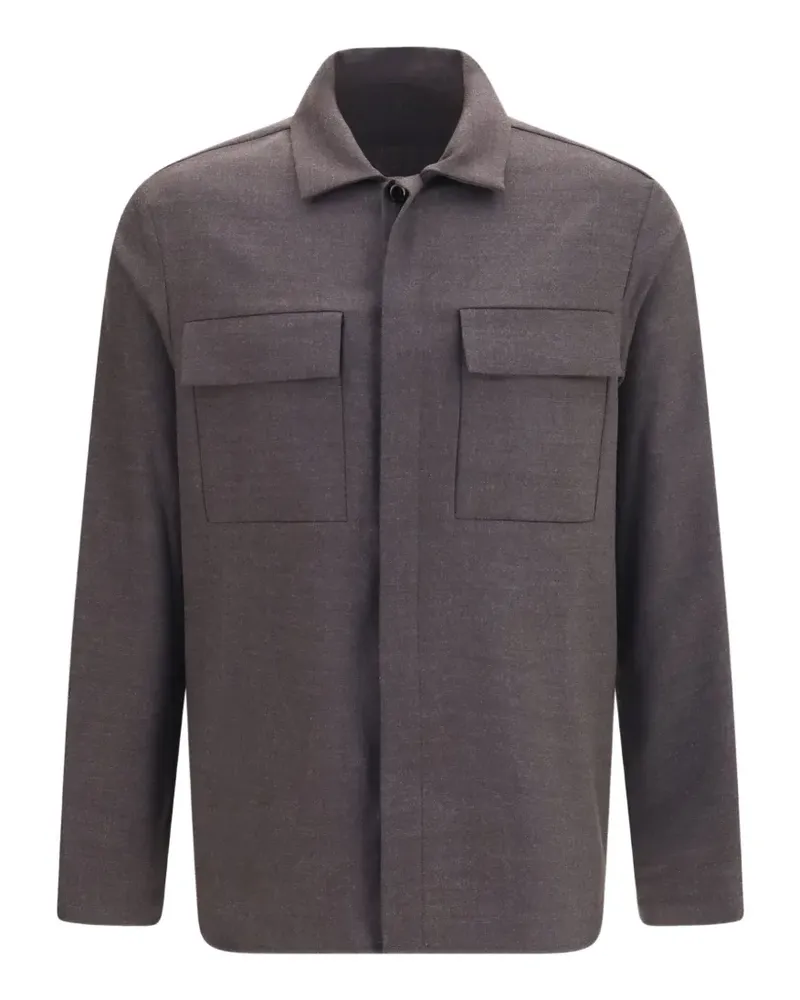 nine:inthe:morning Freud patch-pocket jacket - Braun Braun