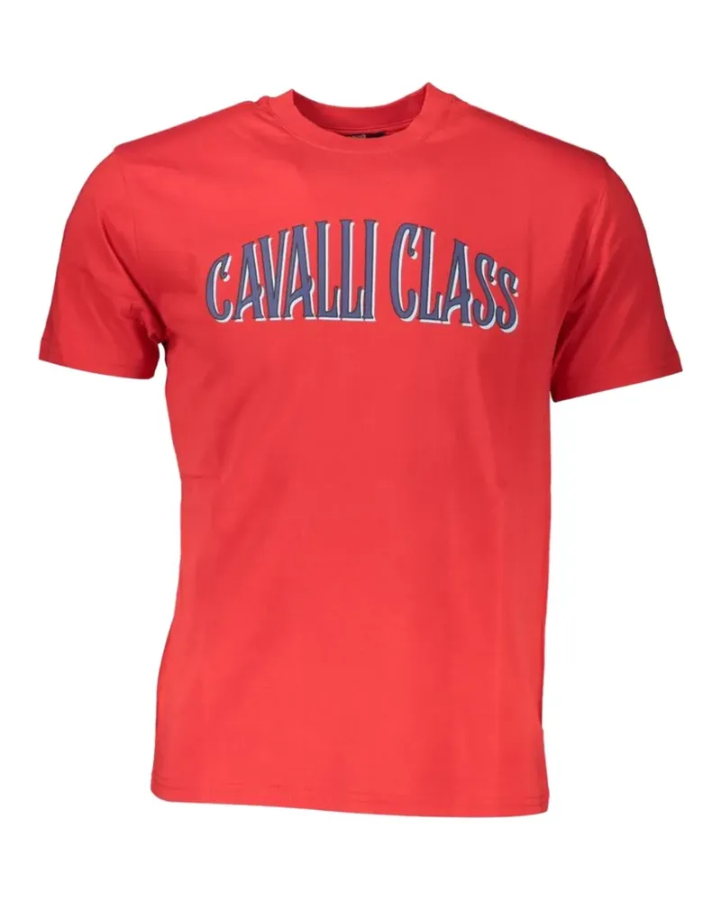 Roberto Cavalli logo-print T-shirt - Rot Rot