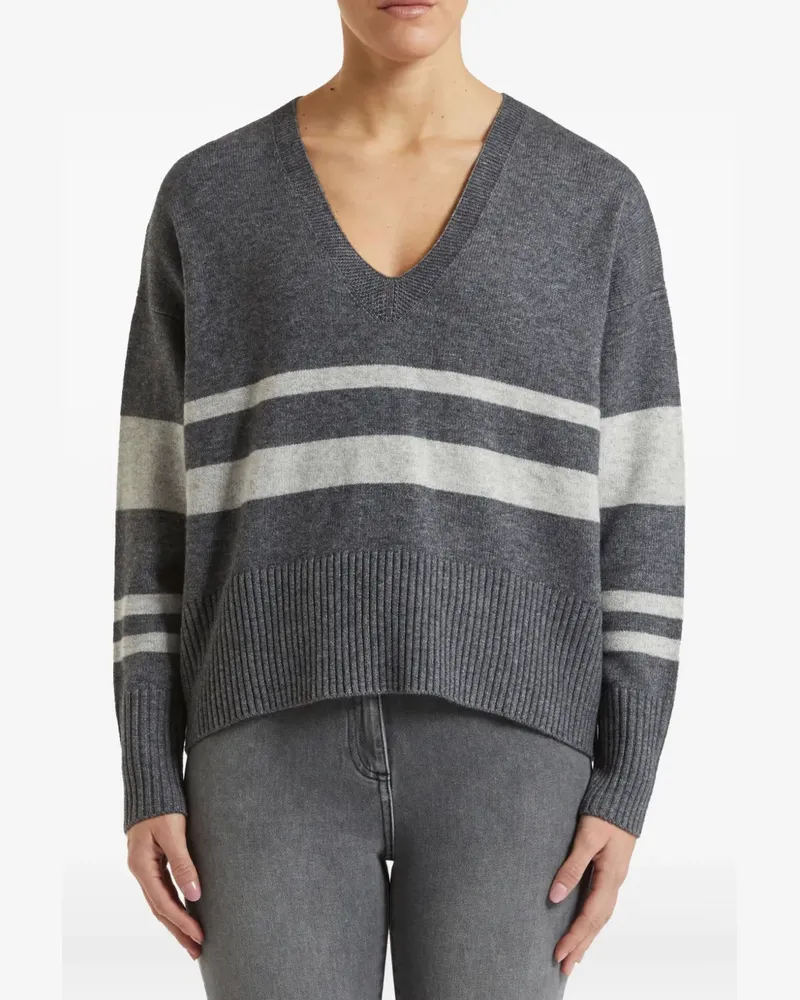 Pennyblack Naif Pullover mit V-Ausschnitt - Grau Grau
