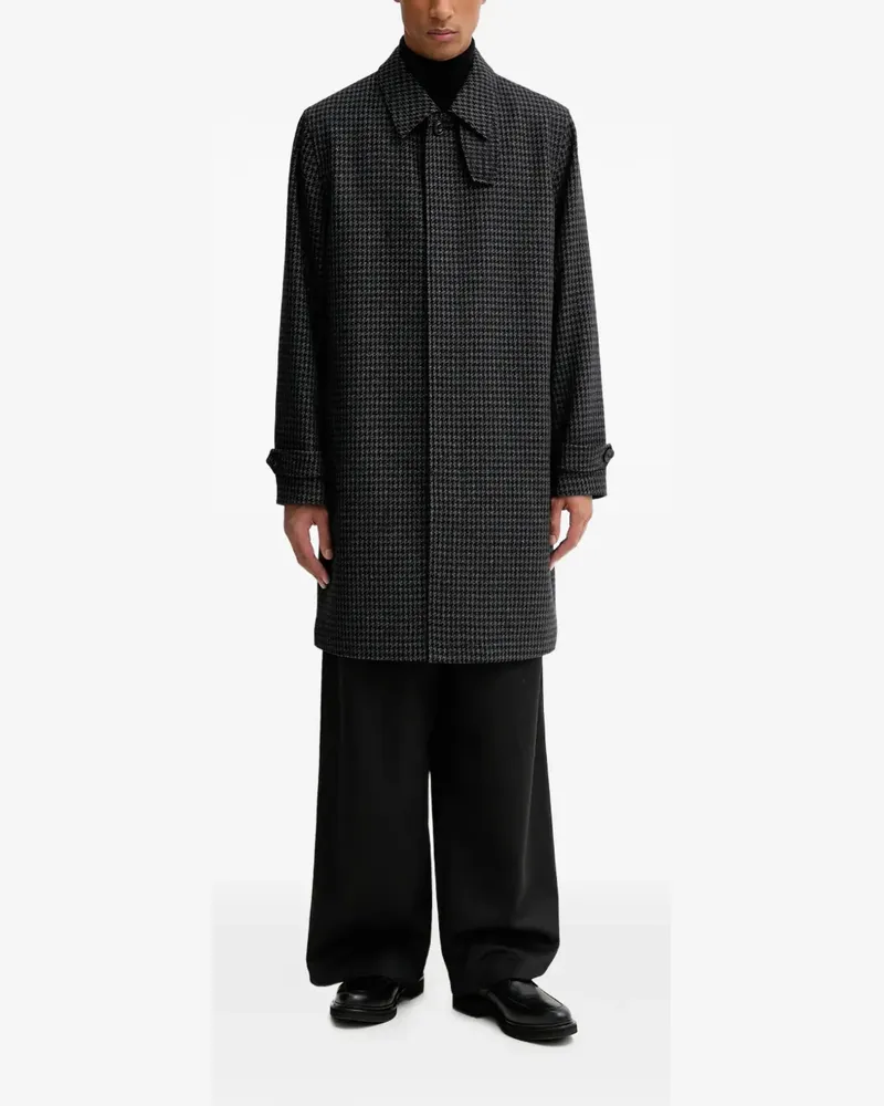 HUGO BOSS Mantel mit Knöpfen - Grau Grau
