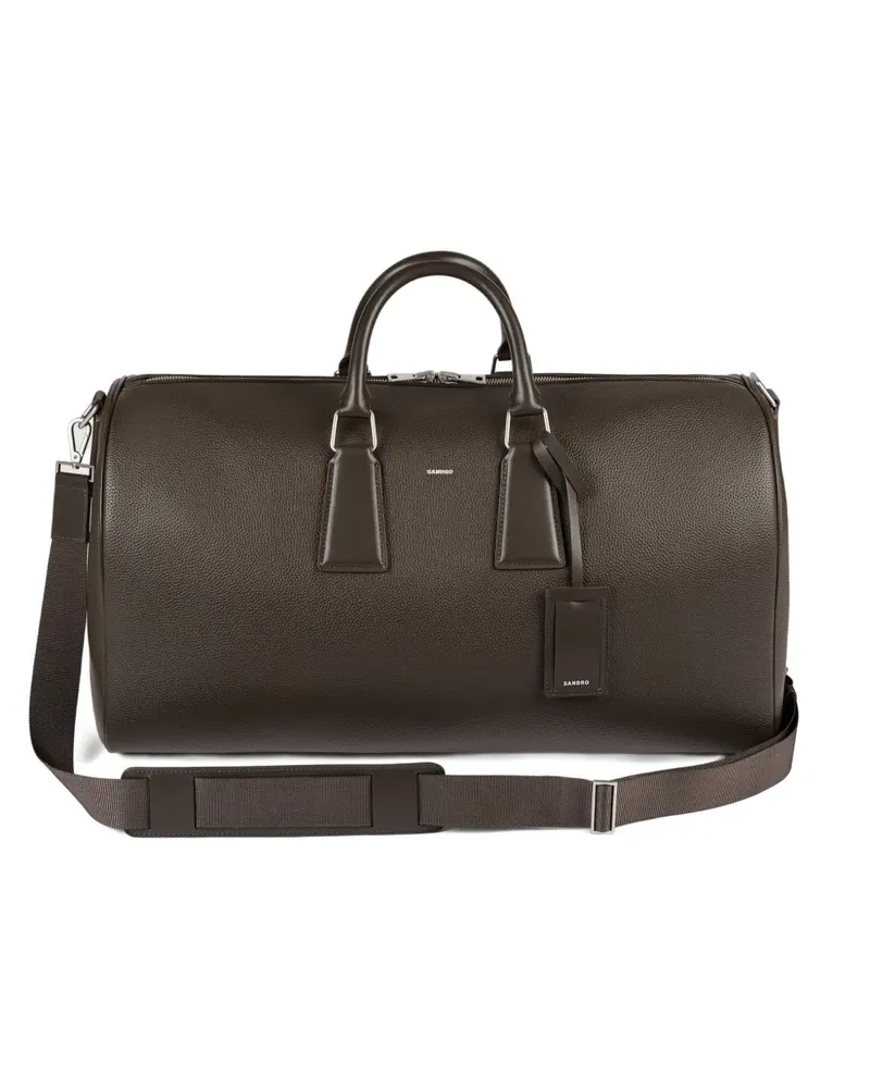 Sandro Weekend Reisetasche in Lederoptik - Braun Braun