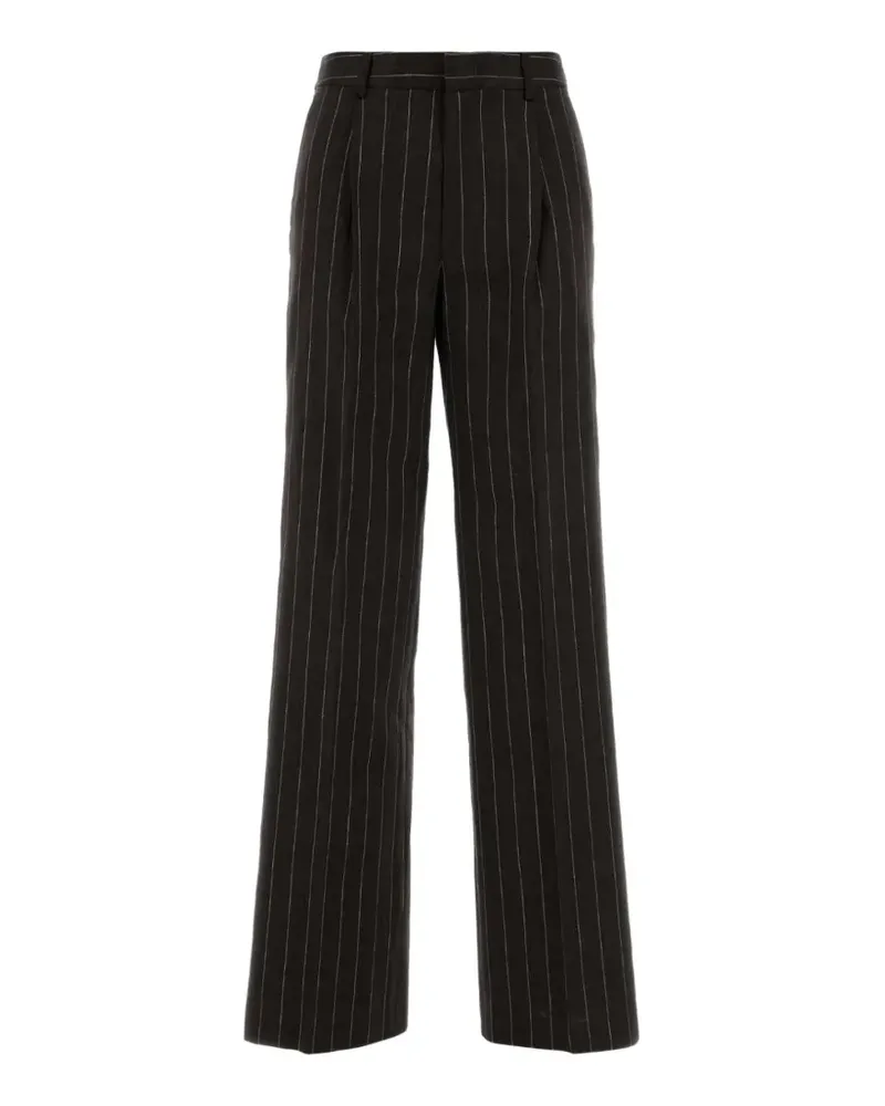 PT TORINO Lola Hose mit Nadelstreifen - Schwarz Schwarz