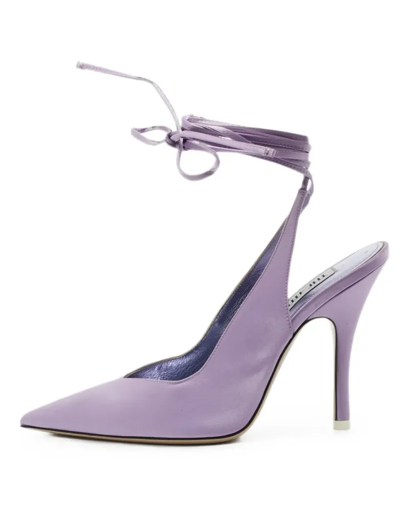 ATTICO Venus ankle-wrap pumps - Violett Violett