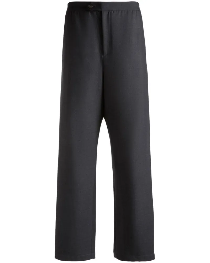 Bally Gerade Hose mit elastischem Bund - Grau Grau